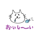 しろまるねこ（個別スタンプ：28）