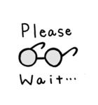 めがね君と楽しいまいにち（個別スタンプ：38）