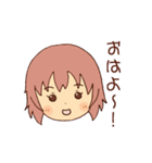 女の子たちの日常スタンプ（個別スタンプ：1）