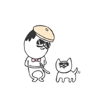 米のお侍さんと犬（個別スタンプ：14）