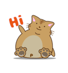 デブ猫ぴーすけ（個別スタンプ：1）