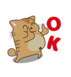デブ猫ぴーすけ（個別スタンプ：5）