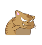デブ猫ぴーすけ（個別スタンプ：21）