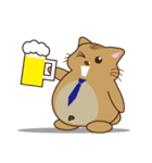 デブ猫ぴーすけ（個別スタンプ：38）