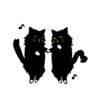 黒猫さんスタイリッシュ（個別スタンプ：37）