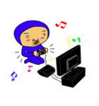 ブルーさん  （日本語版）（個別スタンプ：24）