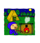 ブルーさん  （日本語版）（個別スタンプ：29）