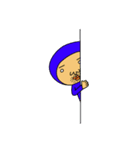 ブルーさん  （日本語版）（個別スタンプ：34）