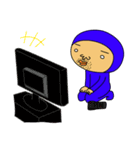ブルーさん  （日本語版）（個別スタンプ：37）