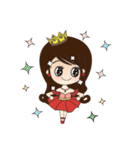 Princess ＆ Prince(in English)（個別スタンプ：1）