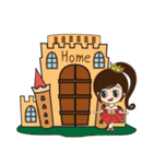 Princess ＆ Prince(in English)（個別スタンプ：36）