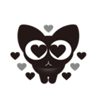 黒猫のミュー（個別スタンプ：4）