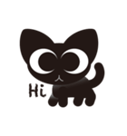 黒猫のミュー（個別スタンプ：18）