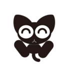 黒猫のミュー（個別スタンプ：39）