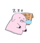 食べるの大好きなぶた子（個別スタンプ：23）