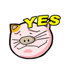 上司がぶたねこだった。（個別スタンプ：13）