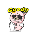 上司がぶたねこだった。（個別スタンプ：21）