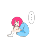 ぜんりょく系無気力少女（個別スタンプ：20）