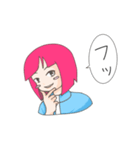 ぜんりょく系無気力少女（個別スタンプ：26）