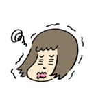 おびえ照子ちゃん（個別スタンプ：6）