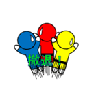 3colors（個別スタンプ：16）