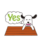 屋根の上の犬（個別スタンプ：26）