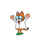 Dr.GlassesCat（個別スタンプ：22）