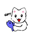 ともきゅ～の白猫（個別スタンプ：20）
