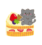 お菓子とねこさん（個別スタンプ：40）