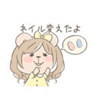 女子力ウサギ（個別スタンプ：27）