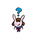 おちょくりうさぎ 学校へ行く（個別スタンプ：4）