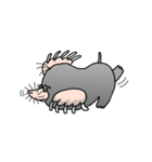 忙しいモグラ（個別スタンプ：1）