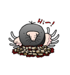 忙しいモグラ（個別スタンプ：5）