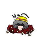 忙しいモグラ（個別スタンプ：7）