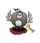 忙しいモグラ（個別スタンプ：8）
