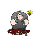 忙しいモグラ（個別スタンプ：9）