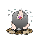 忙しいモグラ（個別スタンプ：16）