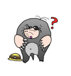 忙しいモグラ（個別スタンプ：24）