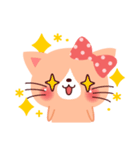 ピンクな猫ちゃん（個別スタンプ：4）
