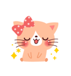 ピンクな猫ちゃん（個別スタンプ：10）