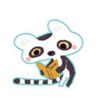 愉快なワオキツネザル（個別スタンプ：38）