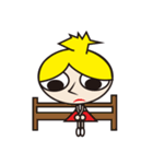 Blond cheerleader（個別スタンプ：3）