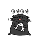 黒パグ敬語（個別スタンプ：34）