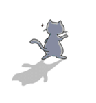 マイペース灰色猫【にくにくシリーズ】（個別スタンプ：40）