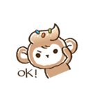 Cream monkey（個別スタンプ：3）