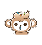 Cream monkey（個別スタンプ：7）