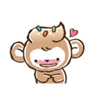 Cream monkey（個別スタンプ：12）