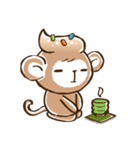 Cream monkey（個別スタンプ：16）