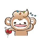 Cream monkey（個別スタンプ：17）