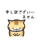 なにかと丁寧な猫（個別スタンプ：9）